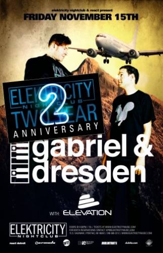 11.15 Gabriel & Dresden [18+ FREE w/ RSVP] at Elektricity Nightclub