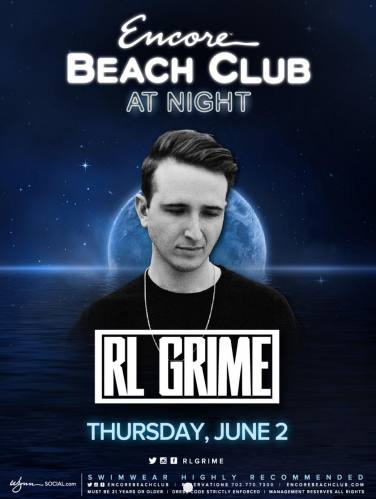 RL Grime @ Encore Beach Club at Night (06-02-2016)