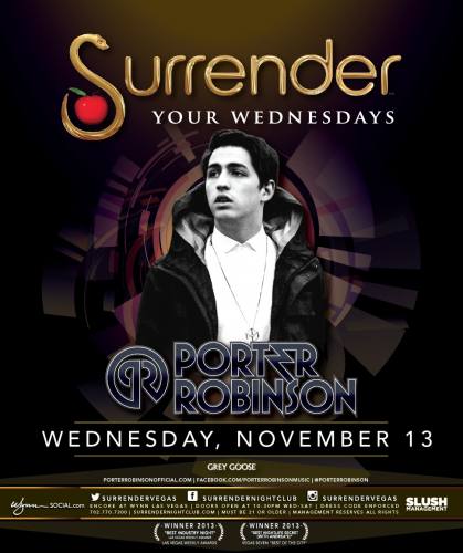 Porter Robinson @ Surrender Nightclub (11-13-2013)