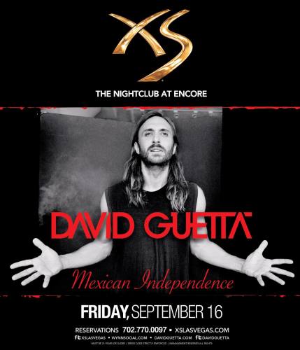 David Guetta @ XS Las Vegas (09-16-2016)