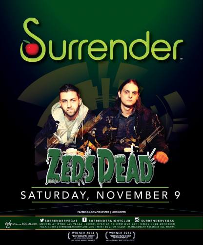 Zeds Dead @ Surrender Nightclub (11-09-2013)