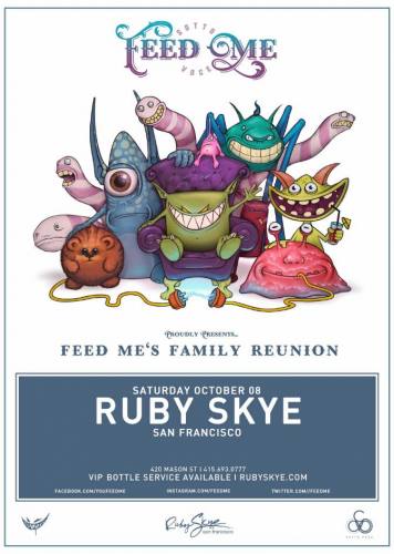 Feed Me @ Ruby Skye (10-08-2016)