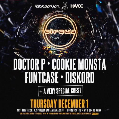 Doctor P & Cookie Monsta @ The Yost Theater