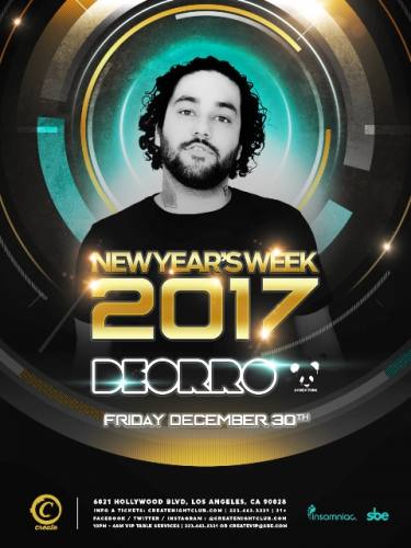 Deorro @ Create Nightclub (12-30-2016)