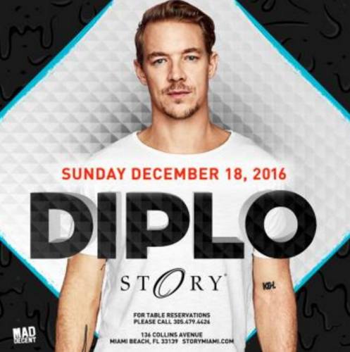 Diplo @ STORY Miami (12-18-2016)