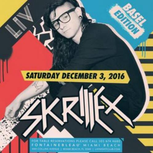 Skrillex @ LIV Nightclub (12-03-2016)