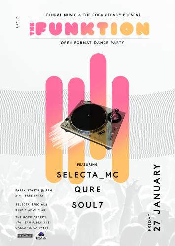 The FUNKtion: Open Format Dance Part w/ Selecta_MC, Qure & Soul7 | FREE Cover