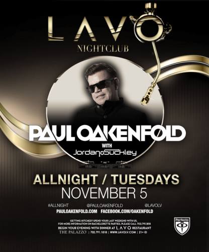 Paul Oakenfold @ LAVO Las Vegas
