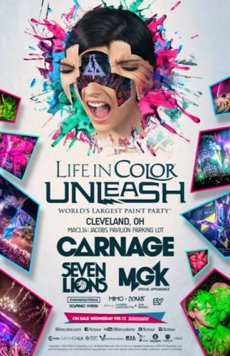 Life in Color ft Carnage & Seven Lions @ Jacobs Pavilion