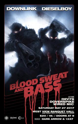 Downlink and Dieselboy Blood Sweat and Bass tour