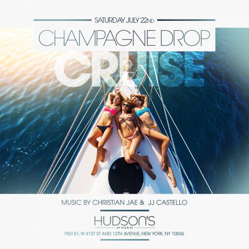 Sat, 7/22 Midnight Yacht Party on the Champagne Drop Cruise