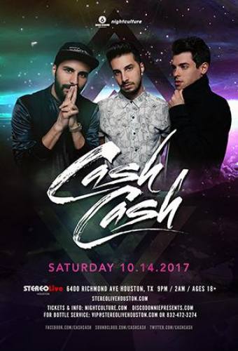Cash Cash @ Stereo Live Houston (10-14-2017)