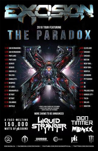 Excision @ The Fillmore Charlotte (02-08-2018)