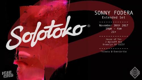 Sonny Fodera Presents Solotoko