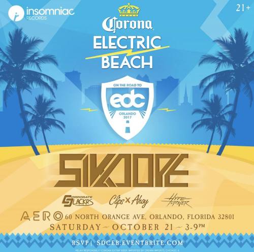 Corona Electric Beach: Road to EDC Orlando with Sikdope + Corporate Slackers