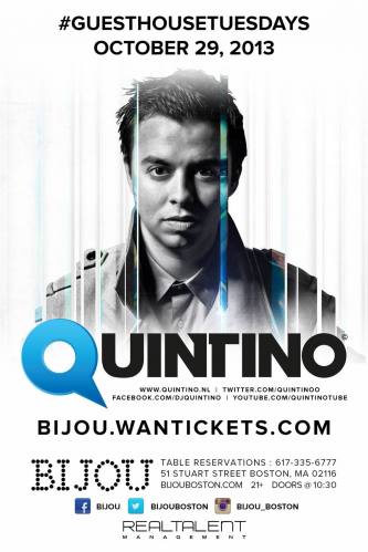 Quintino @ Bijou Nightclub