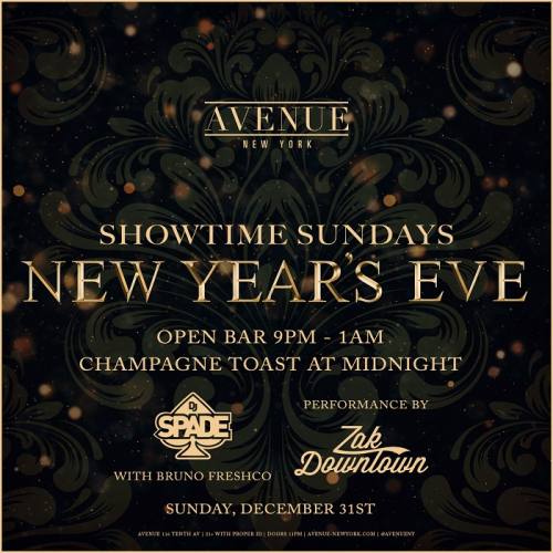 New Year’s Eve at Avenue New York