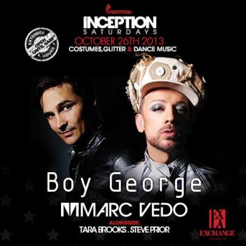 Inception with Boy George at Exchange LA