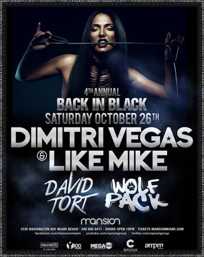 Dimitri Vegas & Like Mike @ Mansion (10-26-2013)