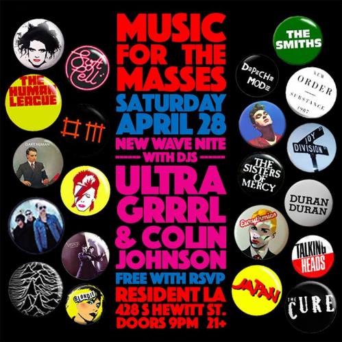 MUSIC FOR THE MASSES - A DARK NEW WAVE NIGHT