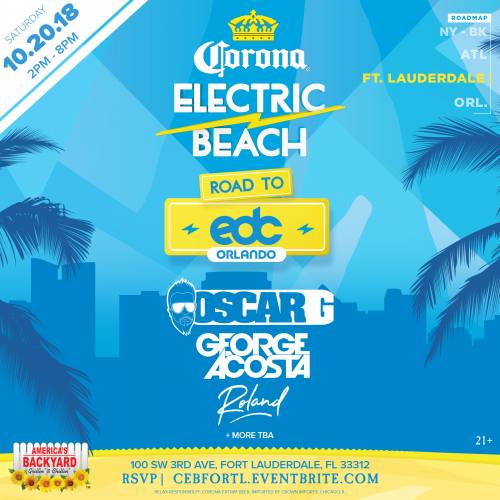 Corona Electric Beach Road To EDC Orlando Ft. Oscar G 