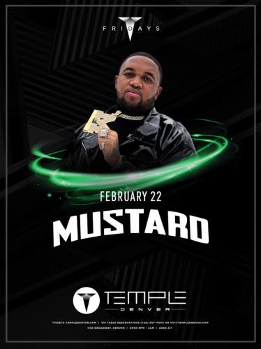 DJ Mustard at Temple Denver