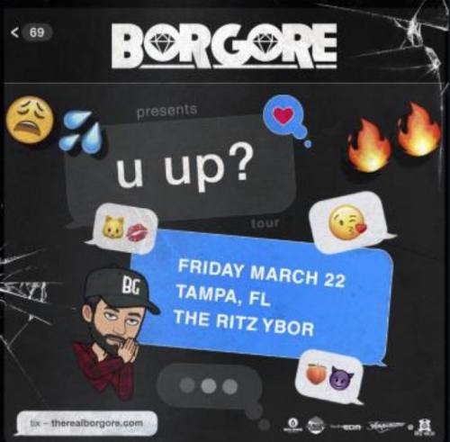 Borgore @ The Ritz Ybor (03-22-2019)