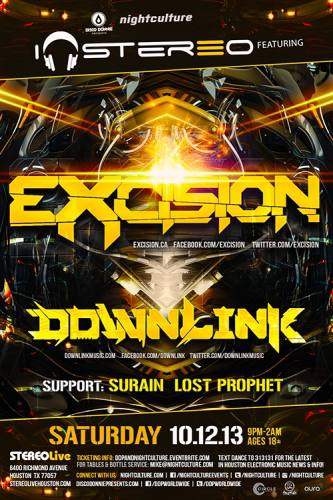 Excision & Downlink @ Stereo Live