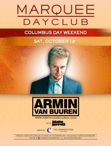 Armin van Buuren @ Marquee Dayclub (10-12-2013)
