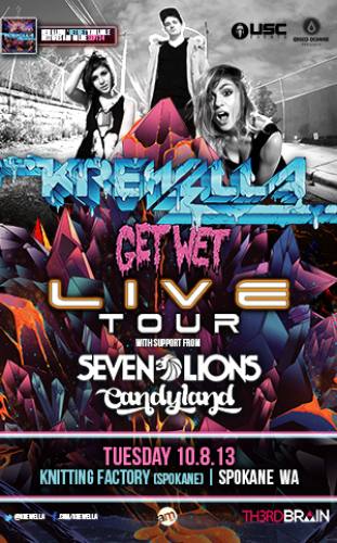 Get Wet Live Tour w/ Krewella - Spokane