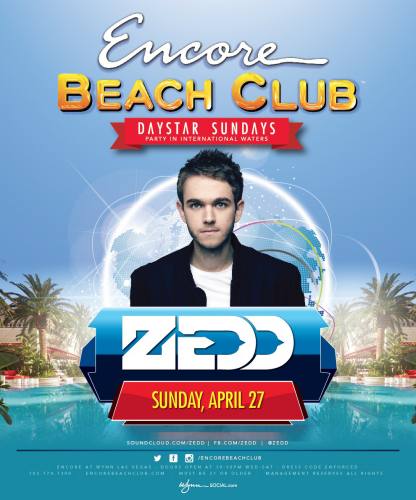 Zedd @ Encore Beach Club (04-27-2014)