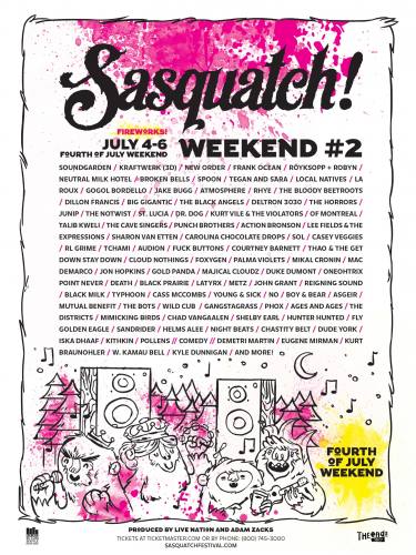 SASQUATCH! Music Festival 2014 (Weekend #2)