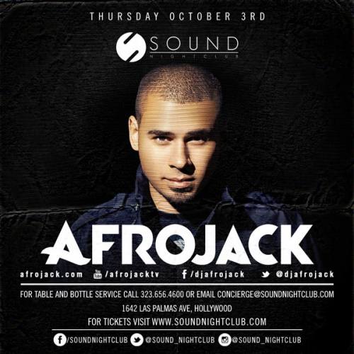 Afrojack @ Sound Nightclub
