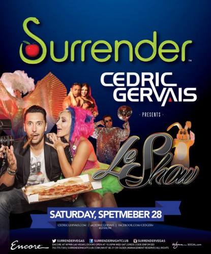 Cedric Gervais @ Surrender Nightclub (09-28-2013)