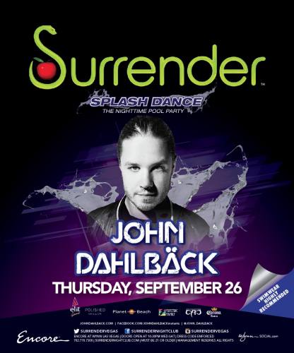 John Dahlback @ Surrender Nightclub (09-26-2013)