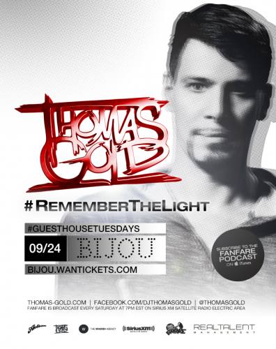 Thomas Gold @ Bijou Nightclub (09-24-2013)