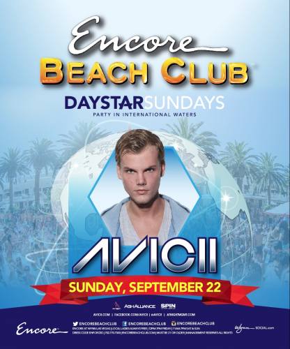 Avicii @ Encore Beach Club (09-22-2013)