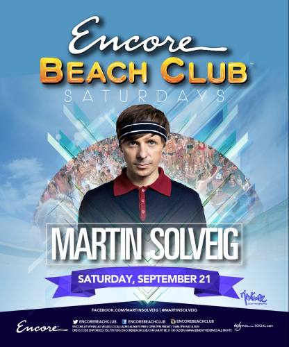 Martin Solveig @ Encore Beach Club (09-21-2013)
