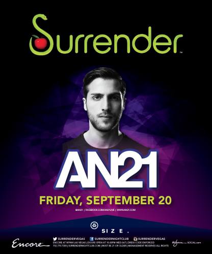 AN21 @ Surrender Nightclub