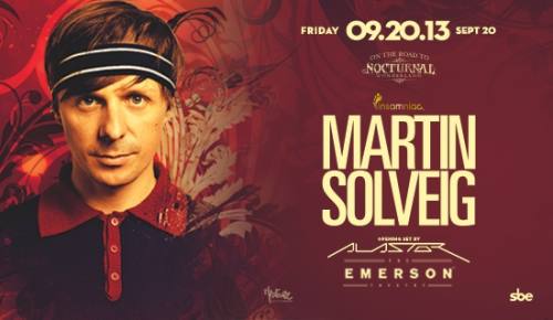 Martin Solveig at The Emerson Theatre
