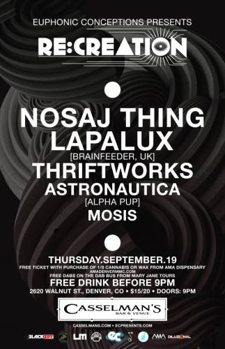 RE:CREATION: Nosaj Thing, Lapalux, Thriftworks (San Francisco, CA)