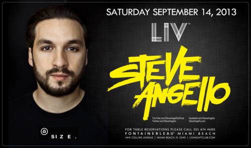 Steve Angello @ LIV Nightclub (09-14-2013)