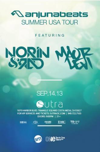 Norin & Rad @ Sutra (09-14-2013)