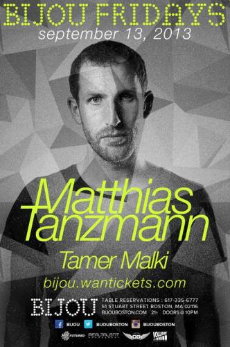 Matthias Tanzmann + Tamer Malki @ Bijou Nightclub