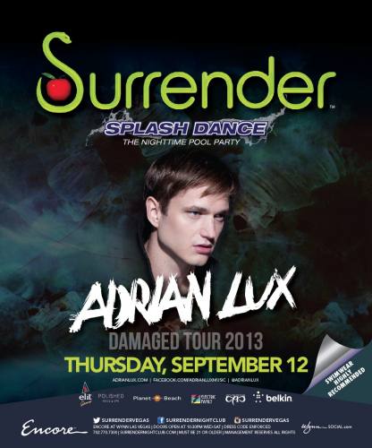 Adrian Lux @ Surrender Nightclub (09-12-2013)