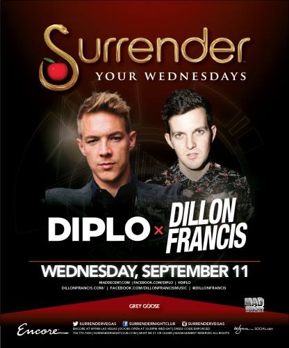 Diplo & Dillon Francis @ Surrender Nightclub