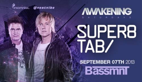 Awakening San Diego with Super8 & Tab at Bassmnt
