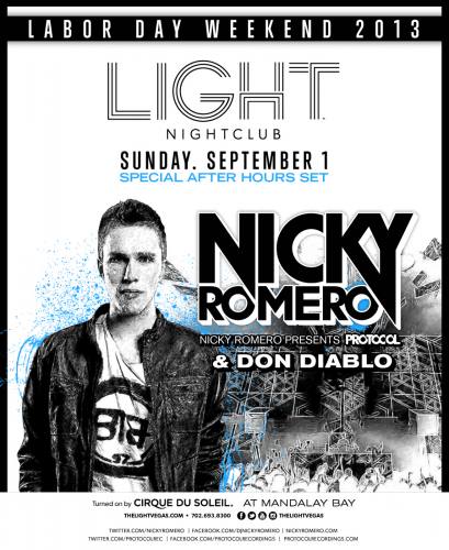 Nicky Romero @ Light Nightclub (09-01-2013)
