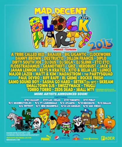 Mad Decent Block Party @ Club Zouk Outdoors