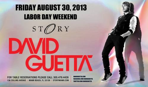 David Guetta @ STORY Miami